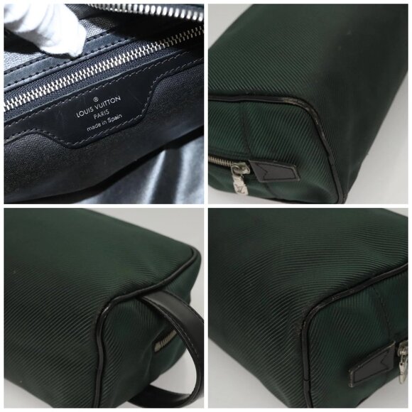 LOUIS VUITTON Taiga Parana Clutch Bag Epicea - Picture 12 of 15